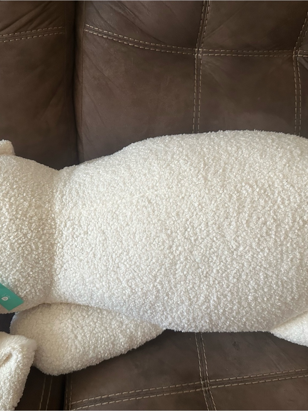 Pillowfort Cream White Sherpa Bunny Plush